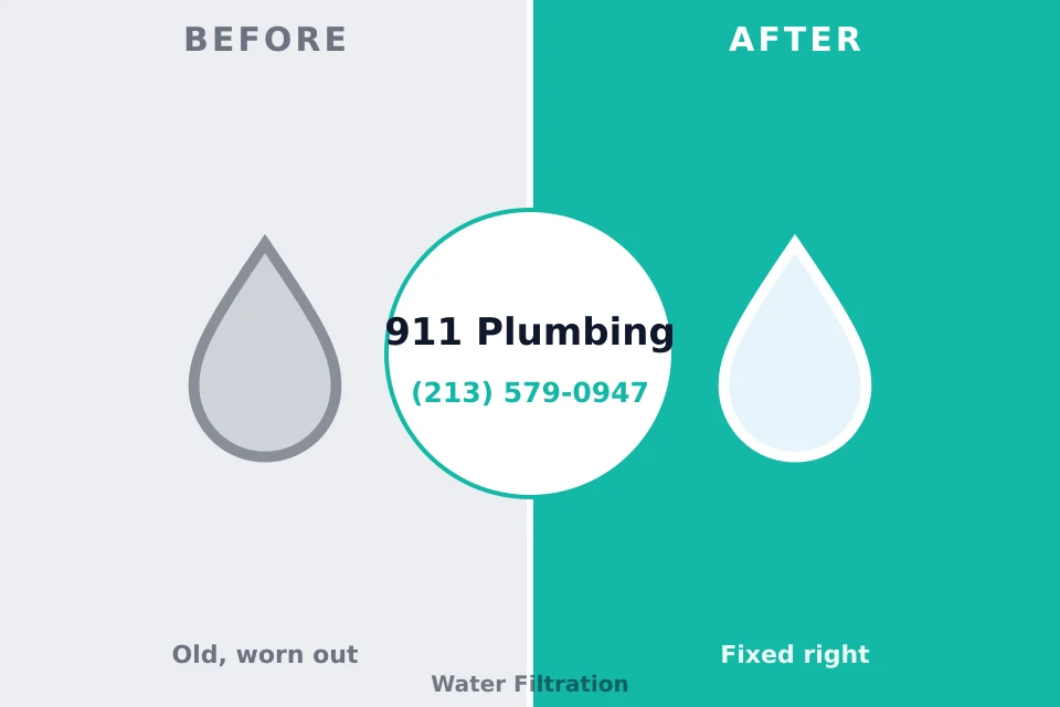 Before and after: plumbing company Carolina Forest, SC